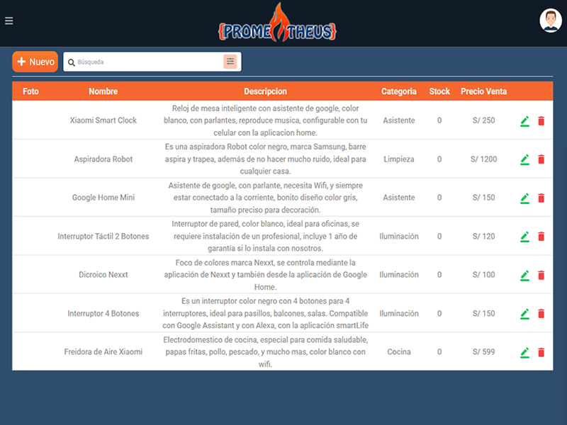Plataforma web React